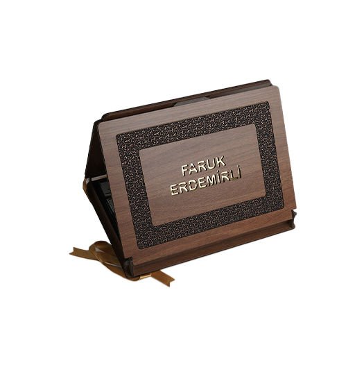 DERİLİ AHŞAP KUTULU ÇİKOLATA AĞAÇLI