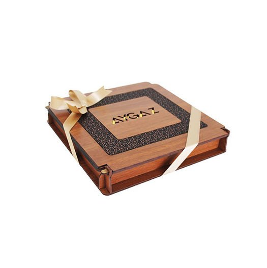 AYGAZ PLAKETLİ AHŞAP KUTU
