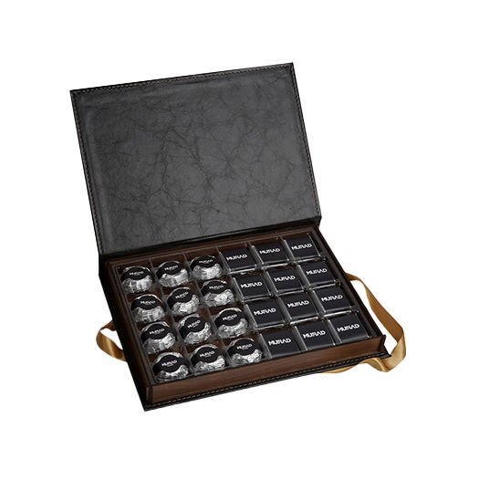 MÜSİAD DERİLİ AHŞAP KUTU