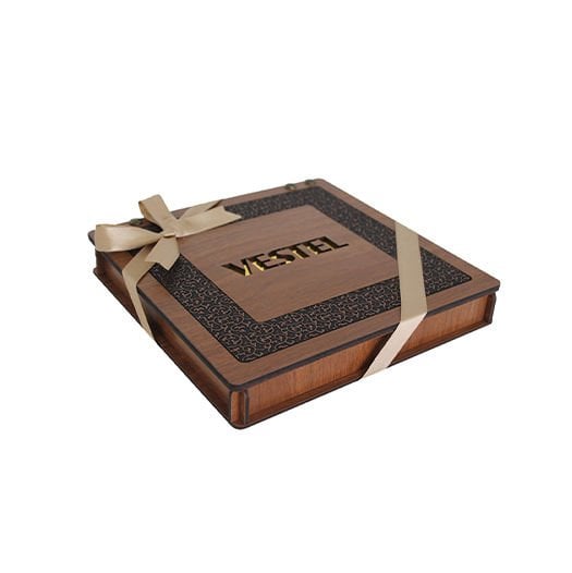 VESTEL DERİLİ AHŞAP KUTU