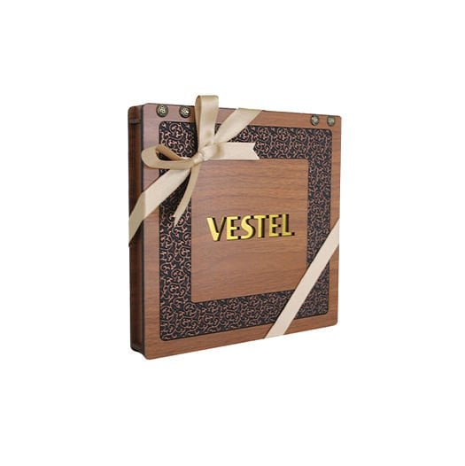 VESTEL DERİLİ AHŞAP KUTU