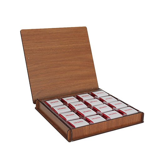 VESTEL DERİLİ AHŞAP KUTU